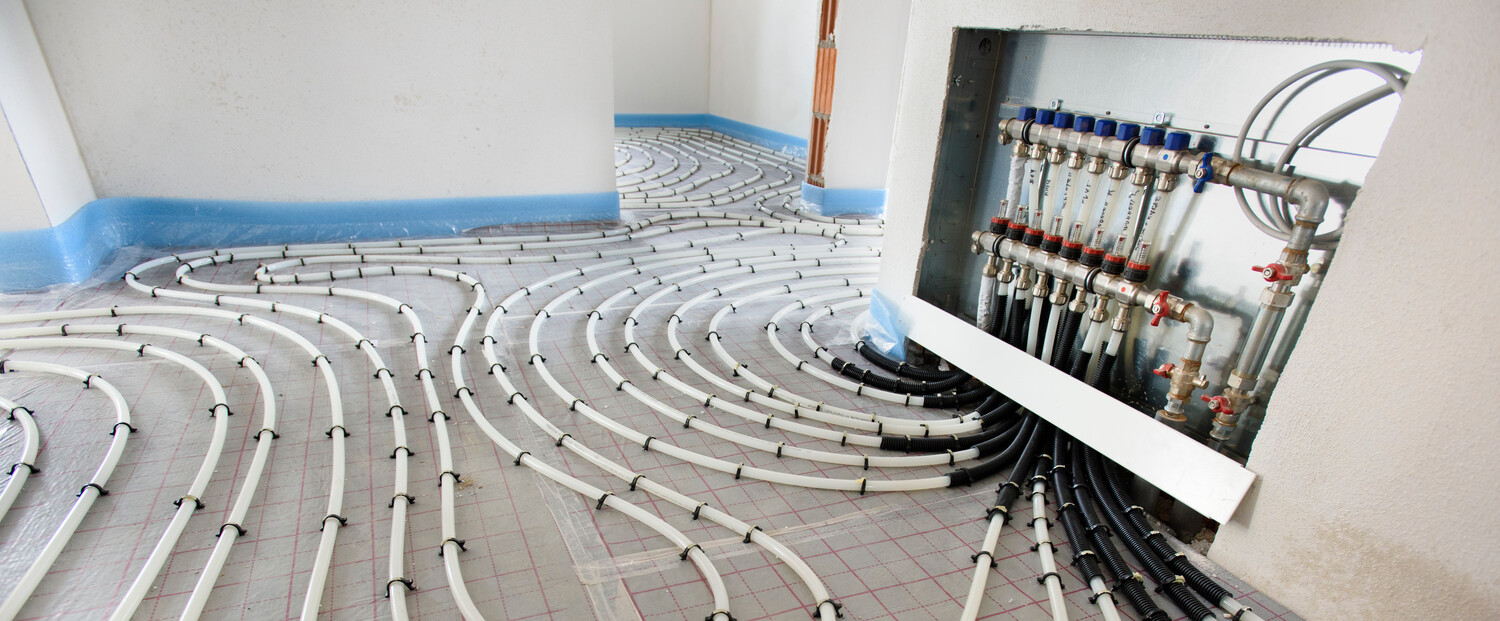 Wand- und Fußbodenheizung